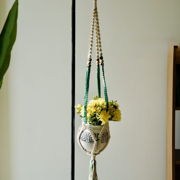 beads planter (olive)