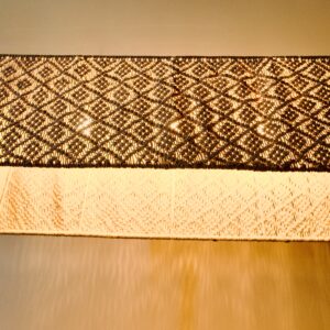 Handwoven Macrame Chandelier Light Shade  (Rectangle Pendant Lamp Cover)