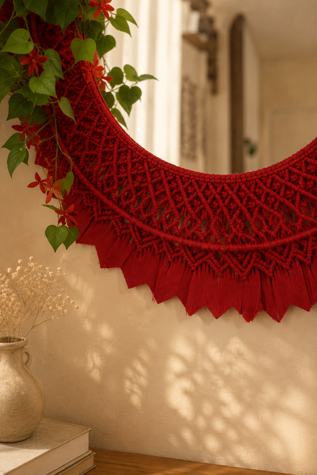 Red layered mirror (16 inches) (Copy) - Image 2