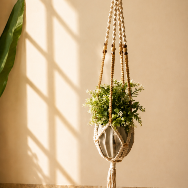 beads planter  (brown)