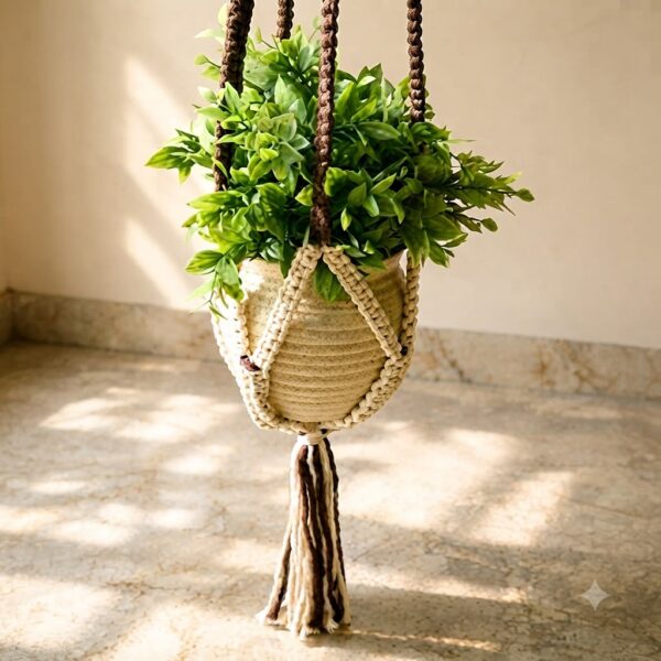 beads planter dark Brown