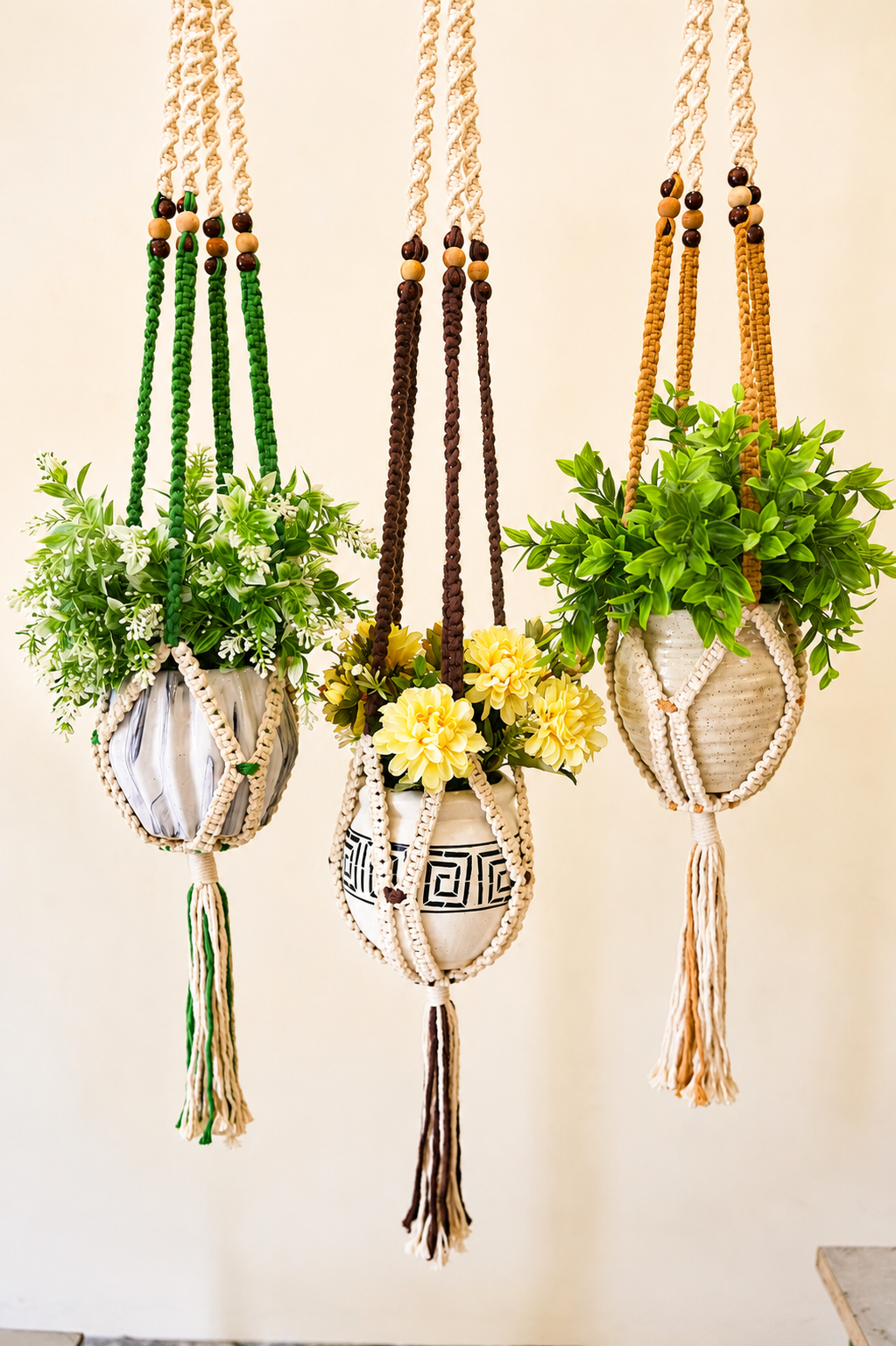 beads planter (olive) - Image 4