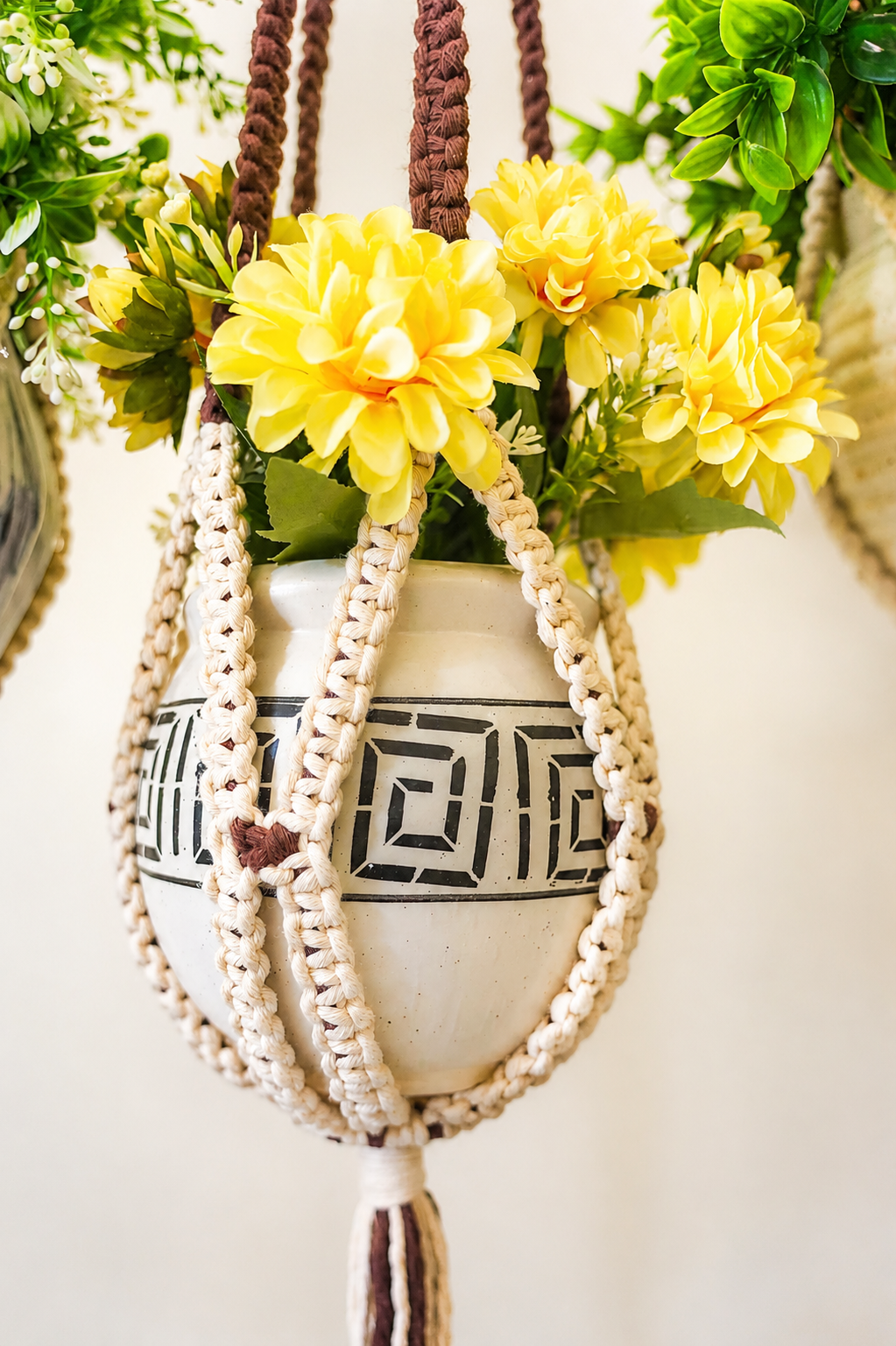 beads planter dark Brown - Image 2