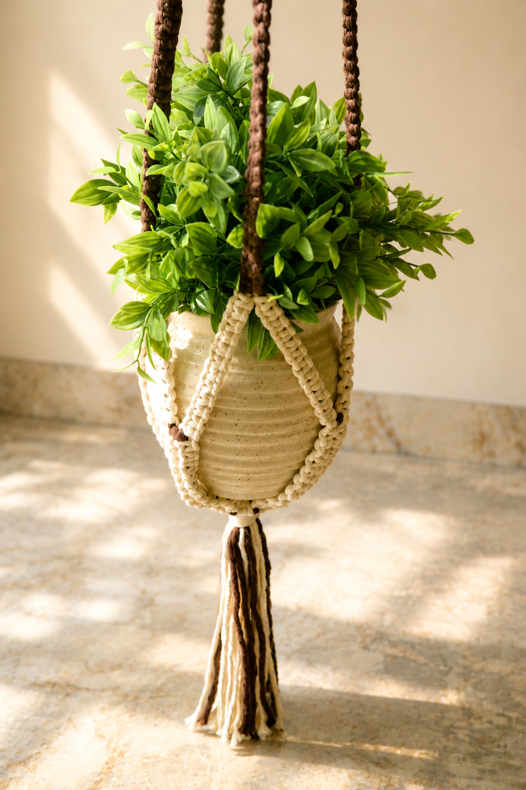 beads planter dark Brown - Image 3