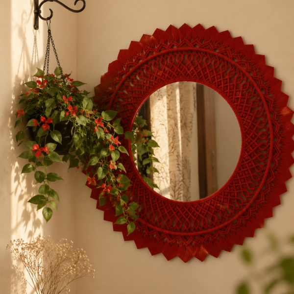 Red layered mirror (16 inches) (Copy)