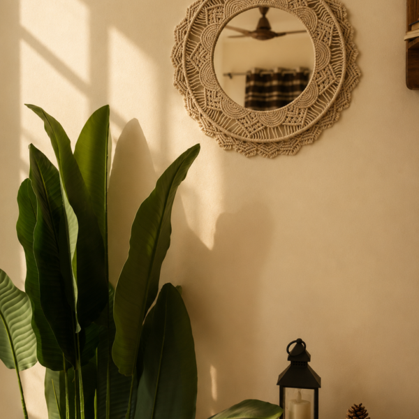 Offwhite Knote Mirror(12 inches)